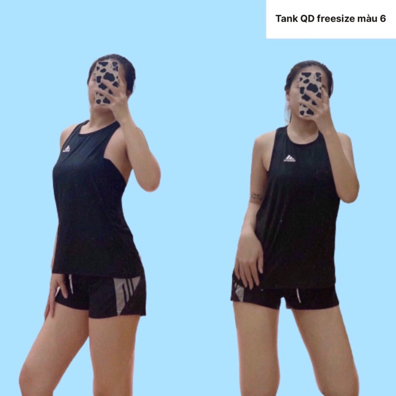 Áo tank lưới mè Naqi tập Gym yoga