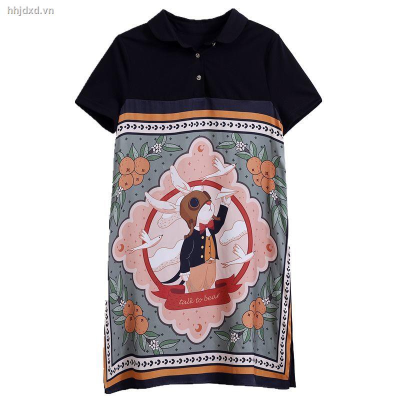 Đầm Polo Ngắn Tay In Họa Tiết Hoạt Hình Xinh Xắn Dành Cho Nữ 2020 | BigBuy360 - bigbuy360.vn