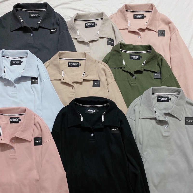 ÁO SWEATER POLO TWOCE