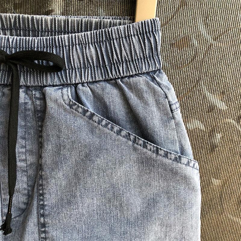 Quần jean dài có túi phối màu đơn giản sành điệu cho nam