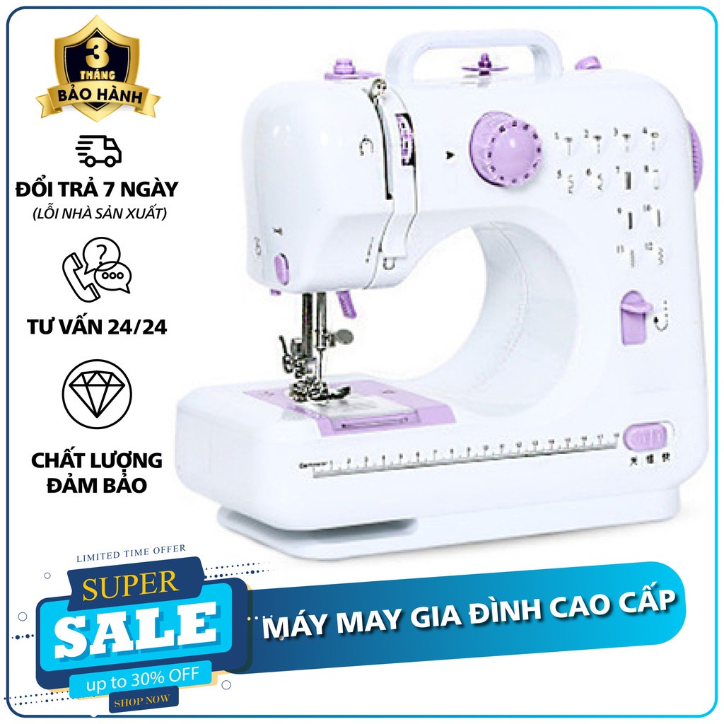 Máy may, máy khâu 12 đường may KIÊM VẮT SỔ - hàng loại I