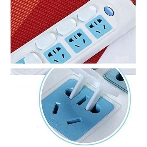 Set 10 Nắp đậy ổ điện 2 chân màu trắng - Nút đậy lỗ cắm điện bằng nhựa