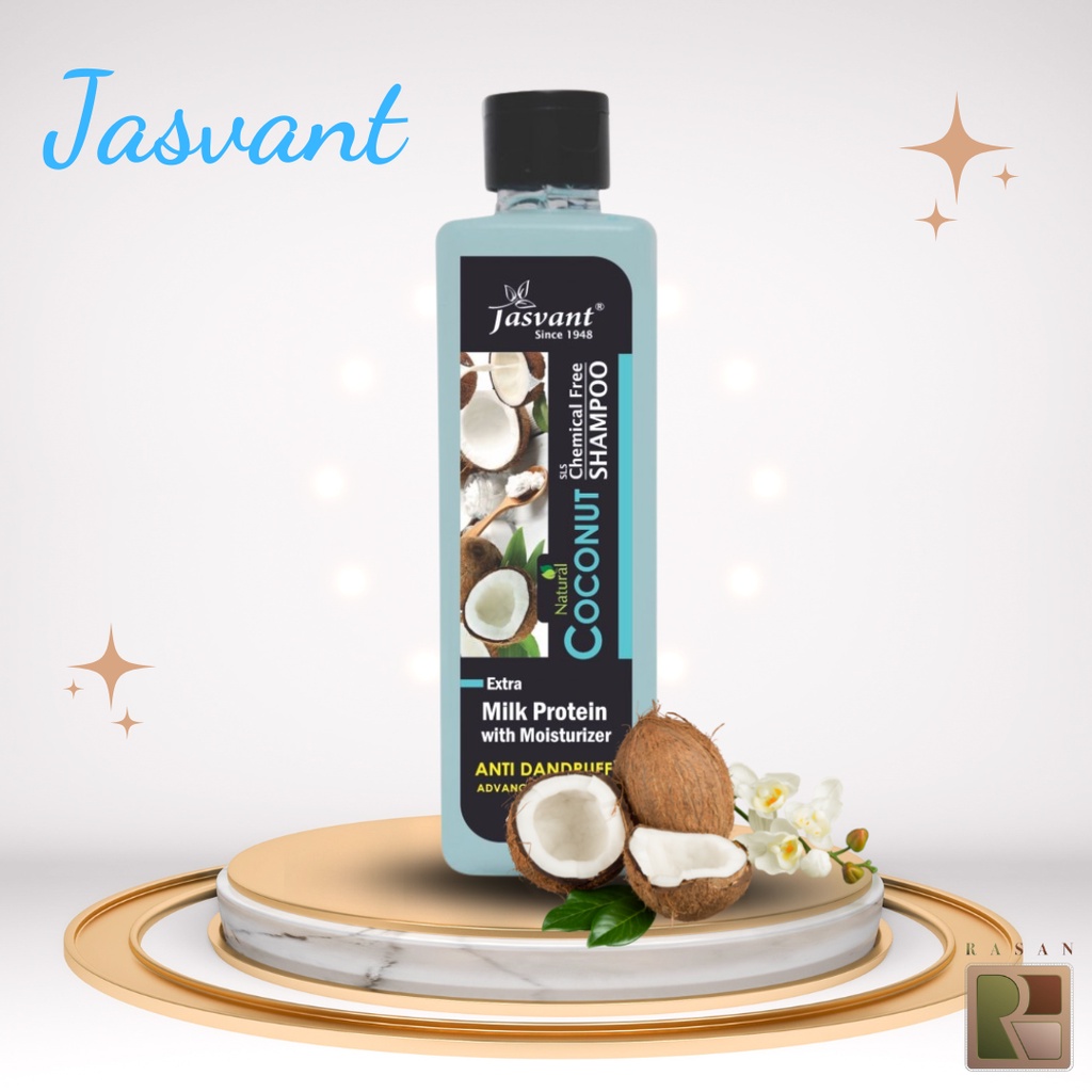 Dầu gội protein ngăn ngừa gàu Anti Dandruff Natural Coconut Protein kích thích mọc tóc chiết xuất tự nhiên Rasan