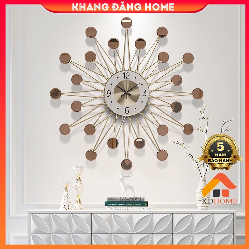 Đồng hồ treo tường trang trí, đồng hồ decor treo tường KD0005