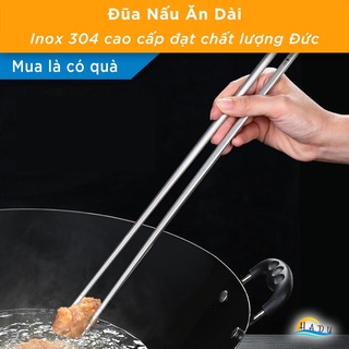 Đũa Nấu Ăn Dài Inox 304 Cao Cấp Kiểu Nhật - Chống Trượt, Cách Nhiệt, Bền Đẹp SSGP