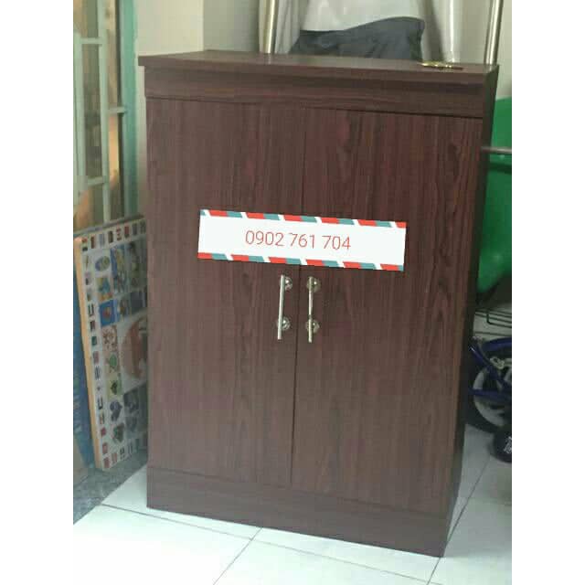 Giấy dán tường giả gỗ nâu có sẵn keo 1m x 45cm