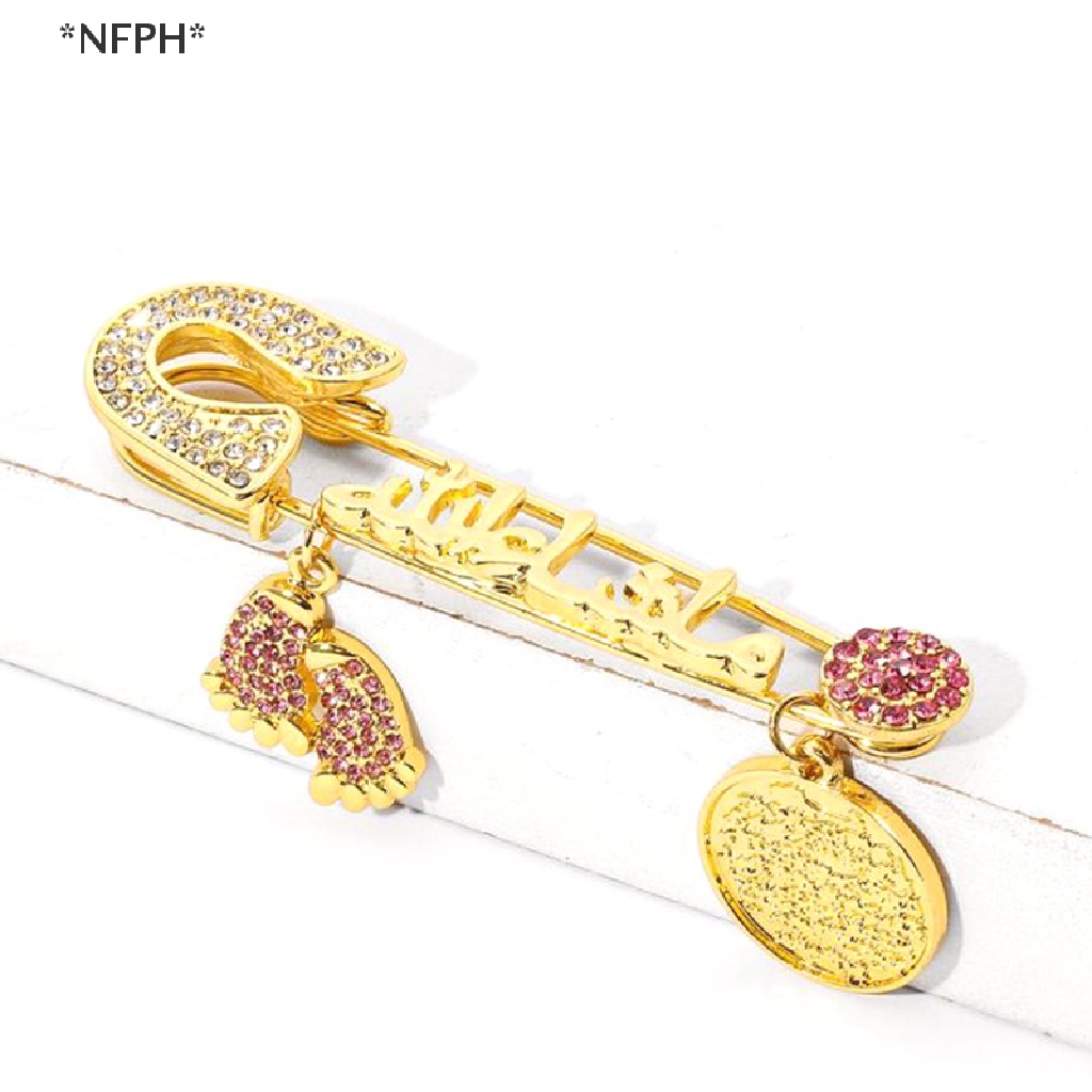 [NFPH] [Hàng Bán Chạy] Trâm Cài Áo Phong Cách Hồi Giáo Đính Đá Pha Lê