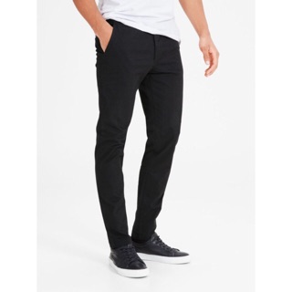 Quần Kaki dài nam Chinos cao cấp QKK01 ( đen) kiểu ống ôm vừa người PigoFashion
