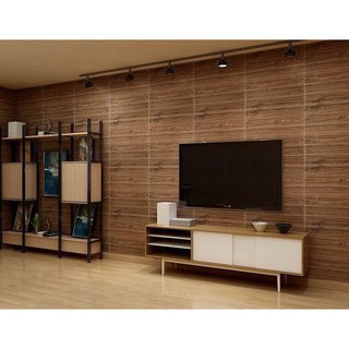 Xốp dán tường 3D - Giả Gỗ