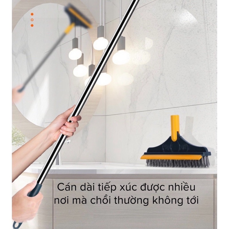 CHỔI CHÀ SÀN THÔNG MINH 2 trong 1 xoay 120 độ mới 2022