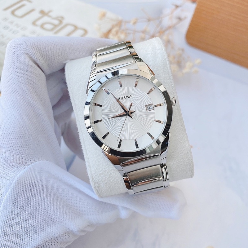 Đồng Hồ Cặp Bulova, Size 40 &amp; 26mm, chống nước 30m