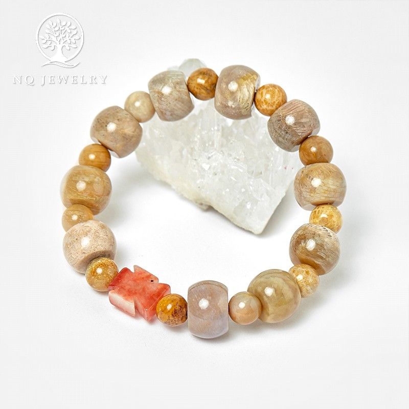 Vòng Mân Côi - Chuỗi Mân Côi San Hô NQ Jewelry 12mm