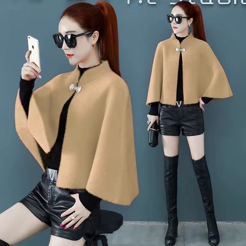 Áo khoác cardigan vải len lông cừu dáng ngắn phong cách mùa thu/đông thanh lịch cho nữ dự đám cưới | BigBuy360 - bigbuy360.vn
