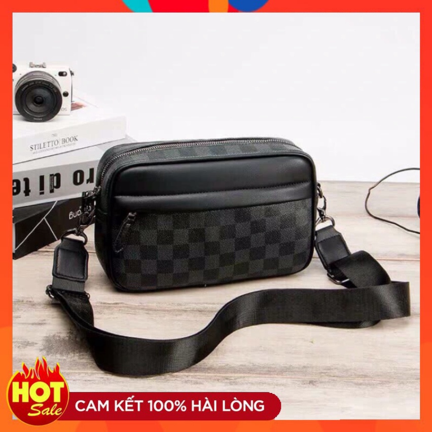 Hot trend Ví nam TA03, Túi xách da đeo chéo nam siêu hót thời trang giá sỉ bảo hành 12 tháng