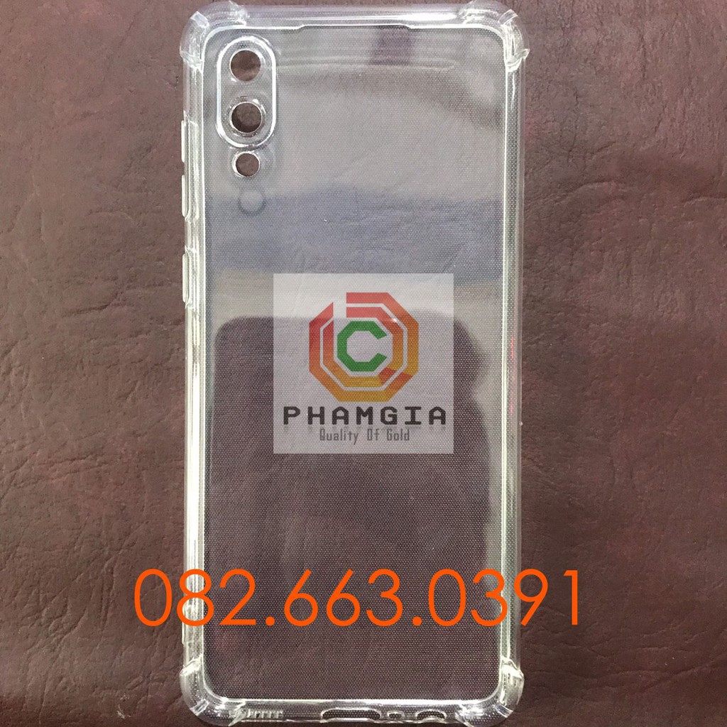 Ốp lưng Samsung A02 / M20 có viền bảo vệ cam chống sốc dẻo trong