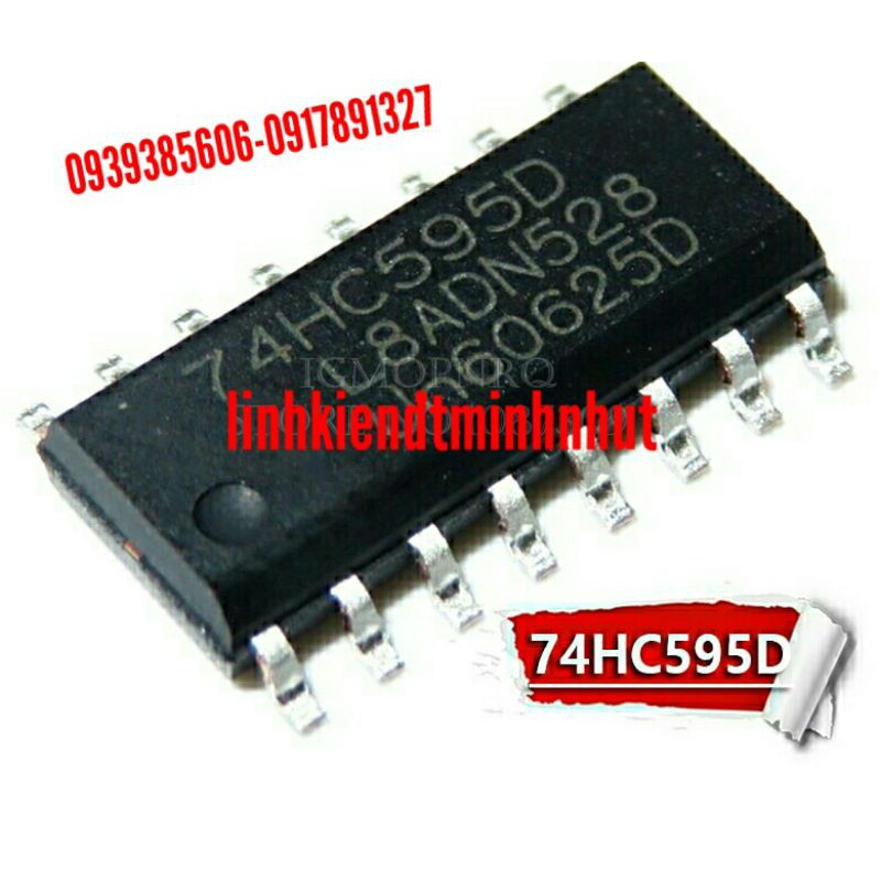 2 IC 74HC595D