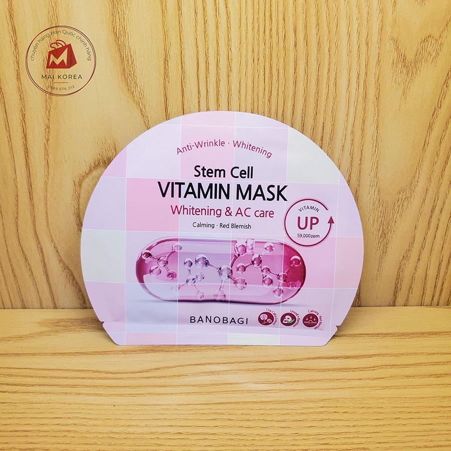 Mặt Nạ Viên Thuốc BANOBAGI Vita Genic Jelly Mask Vitamin