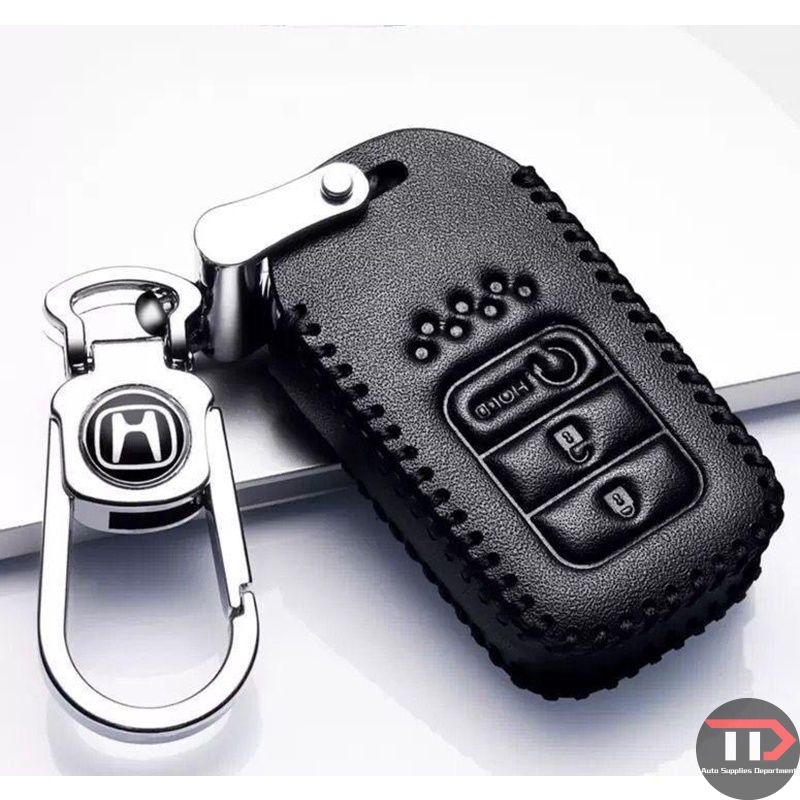 Bọc Chìa Khóa Bằng Da Dùng Cho Xe Hơi Honda Civic/CRV/HRV/BRV/ City/Accord 2014 2015 2016 2017 2018 2019 2020