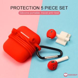 Vỏ bọc silicone màu nhám cho hộp sạc tai nghe Airpods