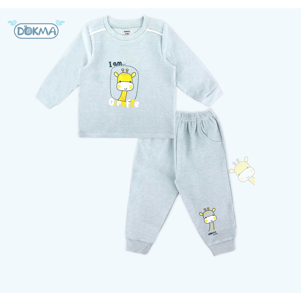 DB1223 Bộ quần áo cổ tròn dài tay Dokma