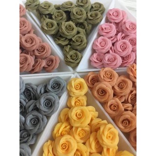 Hoa bột nail,hoa hồng bột gắn móng(ib chọn mầu)