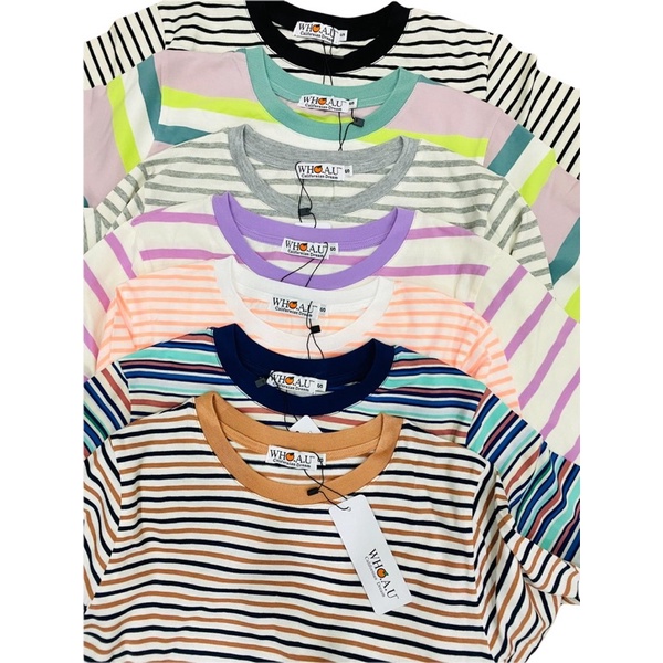 ÁO THUN SỌC TAY NGẮN