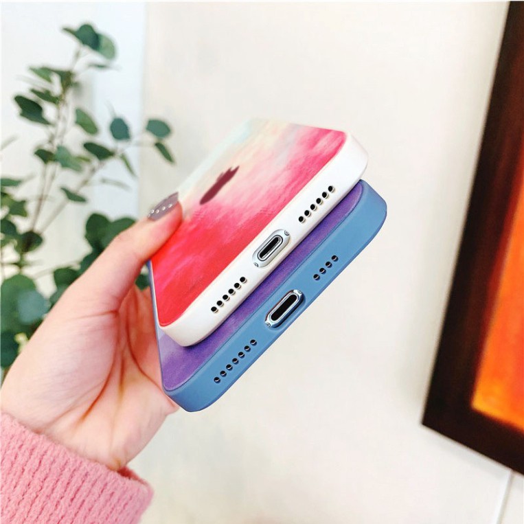 Ốp Lưng Iphone Ink Color Cạnh Vuông BVC 6/6plus/7/7plus/8/8plus/x/xs/11/12/pro/promax A MEW SHOP | BigBuy360 - bigbuy360.vn