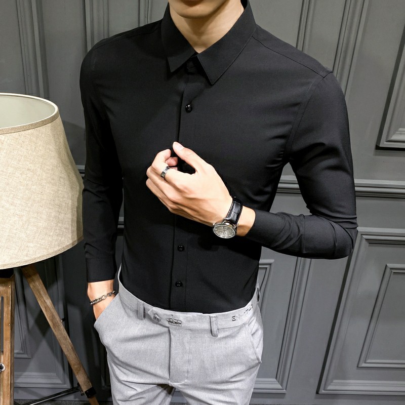 Áo sơ mi nam - sơ mi tay dài OFS chất vải mát mịn chống nhăn - Áo sơ mi công sở | BigBuy360 - bigbuy360.vn