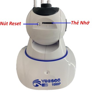 Camera yoosee trong nhà YS 2021 xoay 360 độ chống chộm, đàm thoại 2 chiều, Full HD | BH 6 tháng