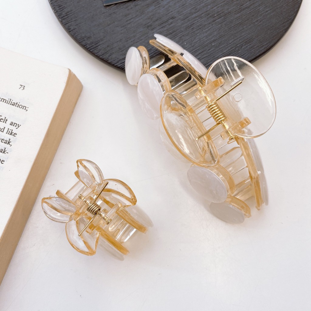 Kẹp tóc đính đá sà cừ Hàn Quốc