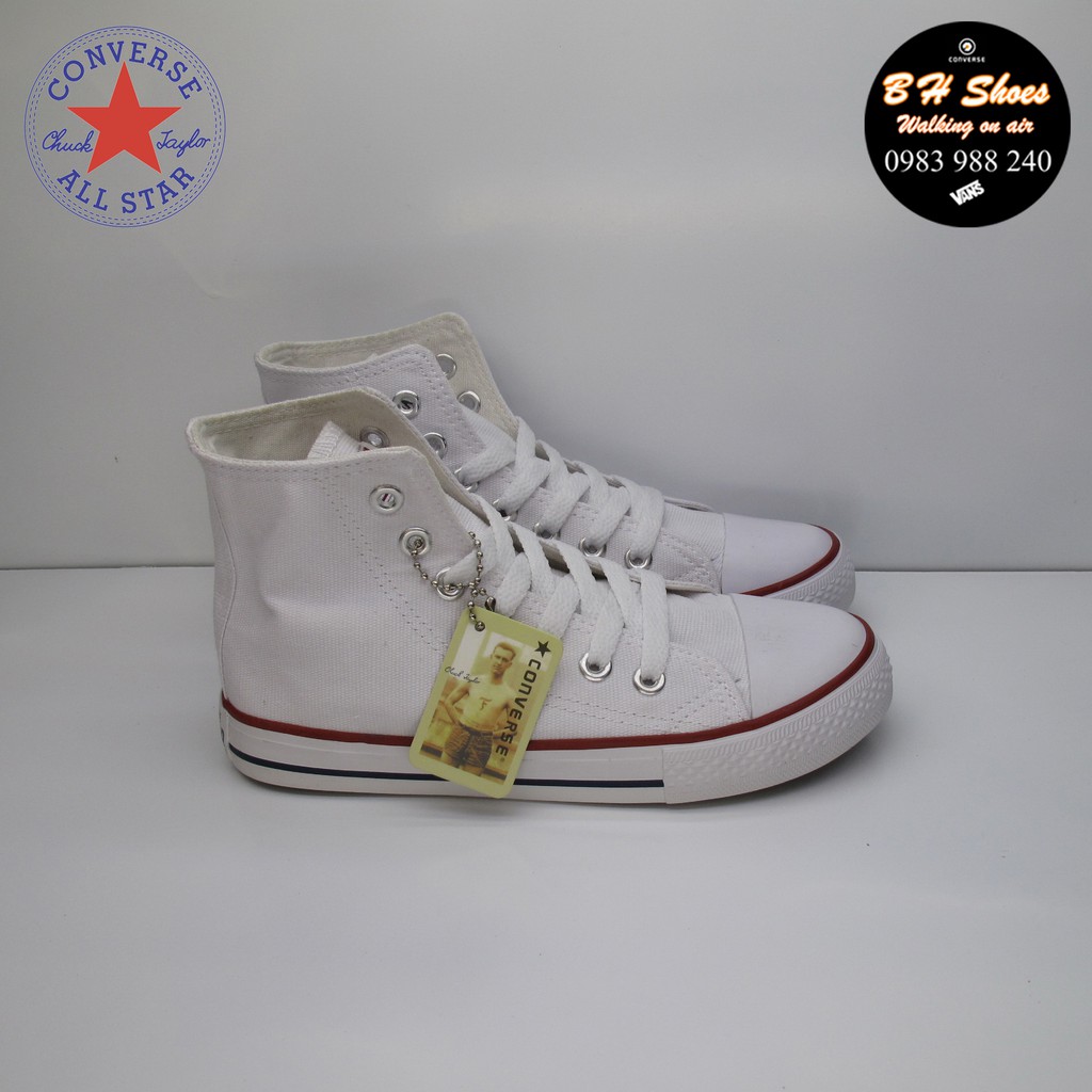 [Hộp CV] Giày Converse classic trẻ em cổ cao cổ điển vải canvas cao cấp đầy đủ tem, tag, tặng kèm hộp hãng.