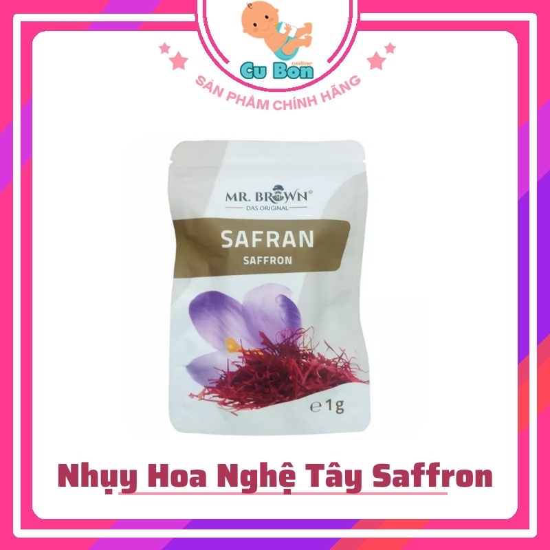 [Hàng Loại 1] Saffron Nhuỵ Hoa Nghệ Tây Loại 1 Hàng Đức Nội Địa Tiêu Chuẩn Châu Âu 1 Gram/ Túi Chất Lượng Cao