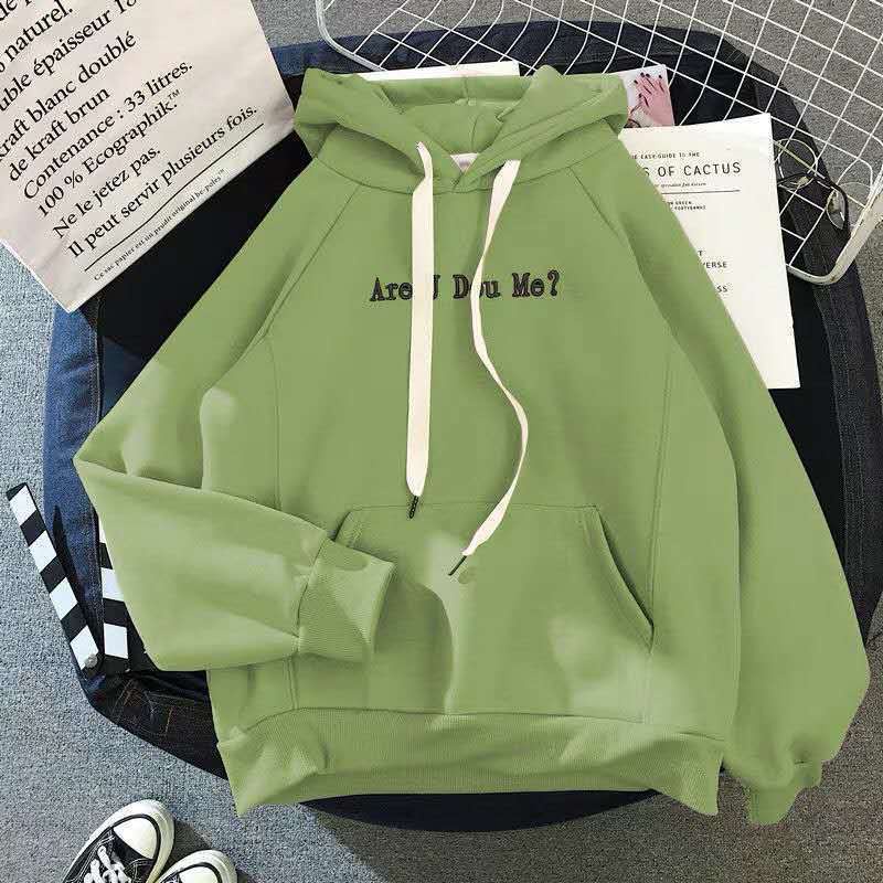 Áo Hoodie Tay Dài Phong Cách Ulzzang Hàn Quốc Chất Nỉ Bông Dày | BigBuy360 - bigbuy360.vn