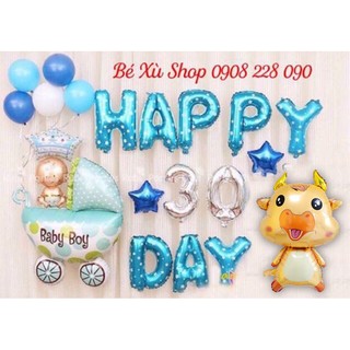 Trang trí đầy tháng bé tuổi Trâu