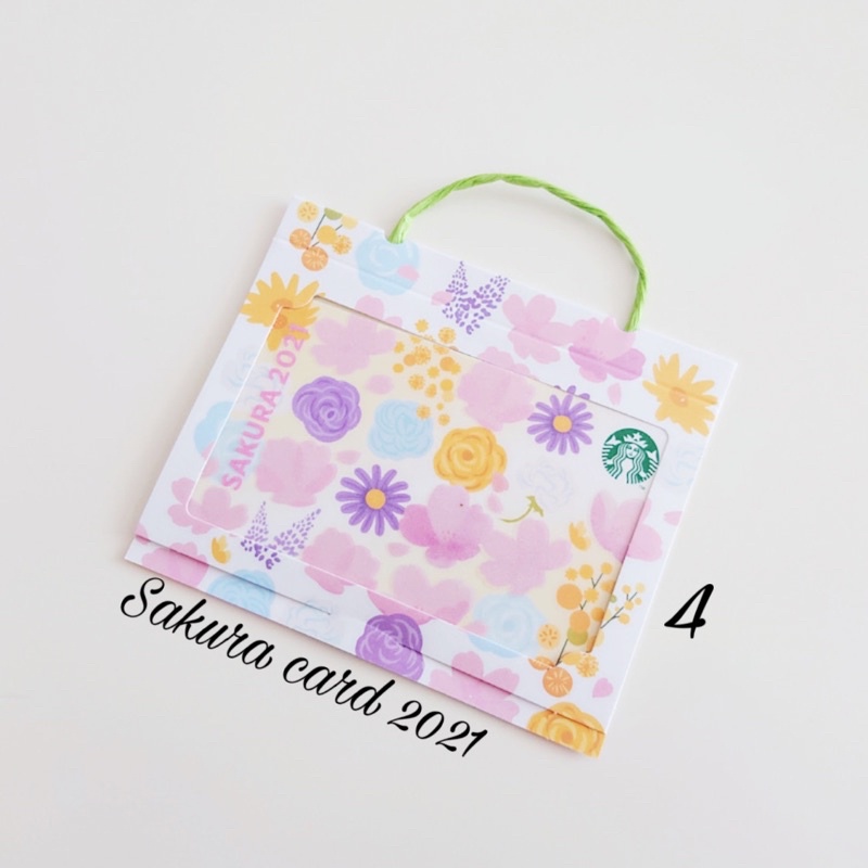 Set thẻ starbucks sakura nhật 2021 - ảnh sản phẩm 5