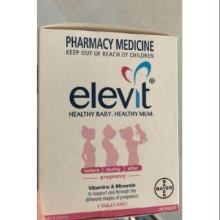 4 vỉ elevit bầu