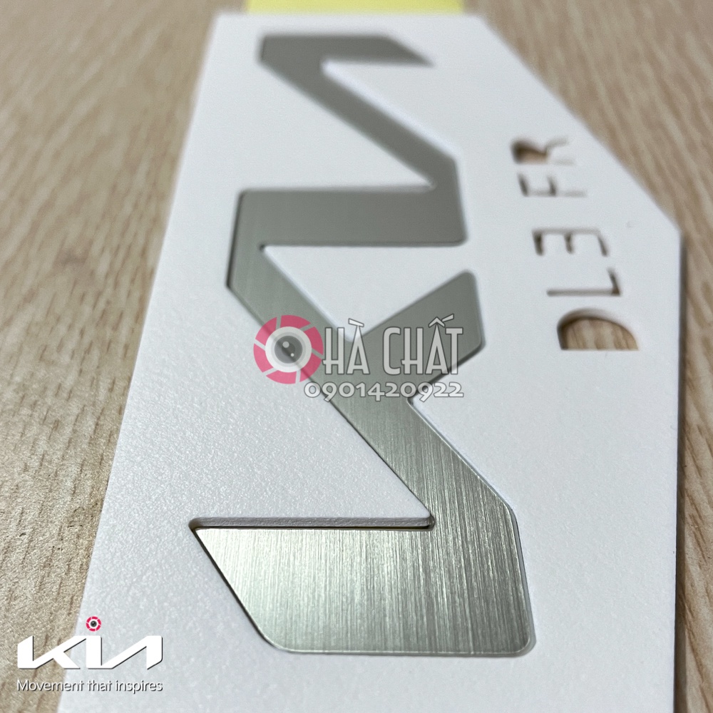Logo KIA mới 2021 gắn ba đờ xốc & đuôi xe 160 mm 🚘 Dùng cho K3, Cerato, Sorento ... 🎯 Bảo hành 100% là hàng chính hãng