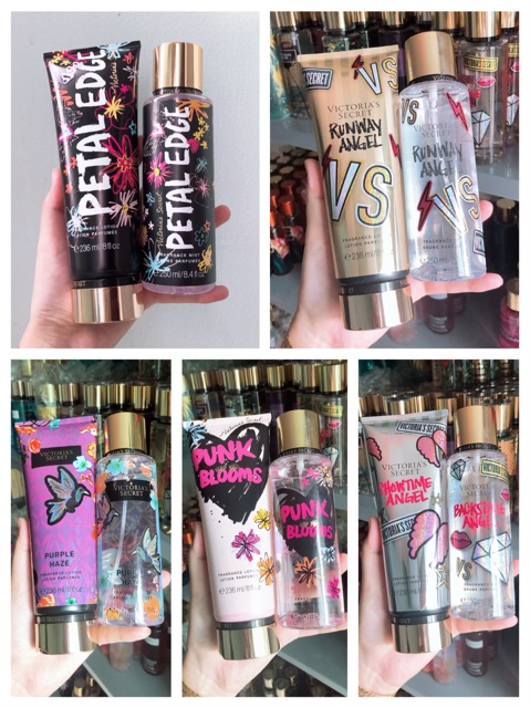 Combo Xịt + Dưỡng Victoria Secret 236ml và 250ml
