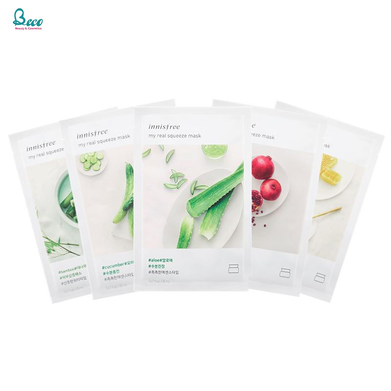 Mặt Nạ Gói Innisfree It's Real Squeeze Mask Hàn Quốc(CHÍNH HÃNG)