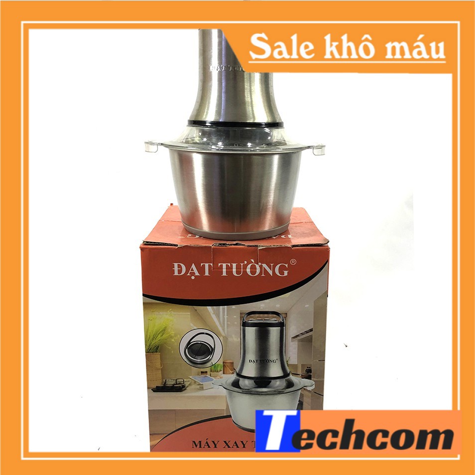 Máy xay cầm tay FREESHIP Máy sinh tố cối inox xay thịt, rau củ quả cực tiện lợi [may xay]