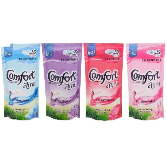 Nước xả vải Comfort Thái gói 580ml Chọn màu