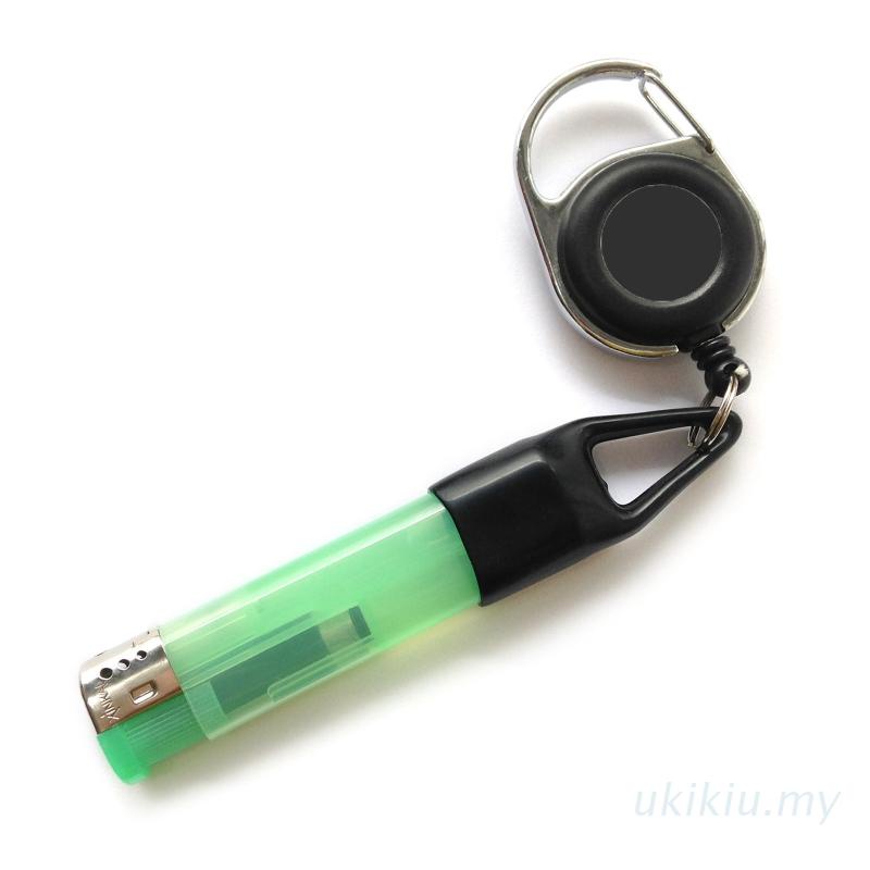 Set 2 Móc Khóa Kèm Dây Kéo Bật Lửa Tiện Dụng Ốp