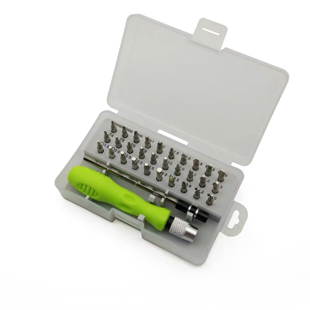 Bộ tua vít đa năng 32 đầu, chất liệu hợp kim thép chắc chắn, bền bỉ