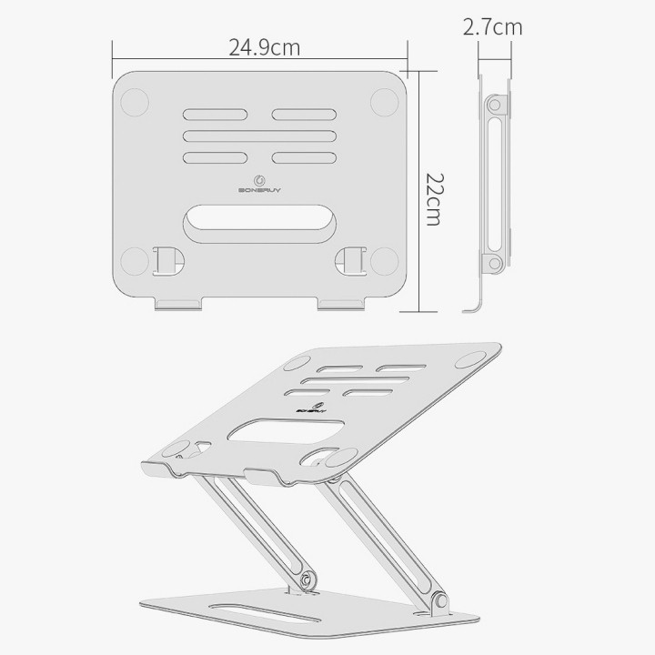 Giá Đỡ Tiện Lợi Dành Cho Laptop, MacBook, iPad Đa Năng