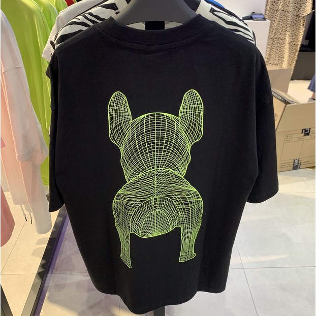 Áo thun tay lỡ in DOG LIFE WORK 2 mặt ,áo phông nam nữ unisex form rộng hot trend