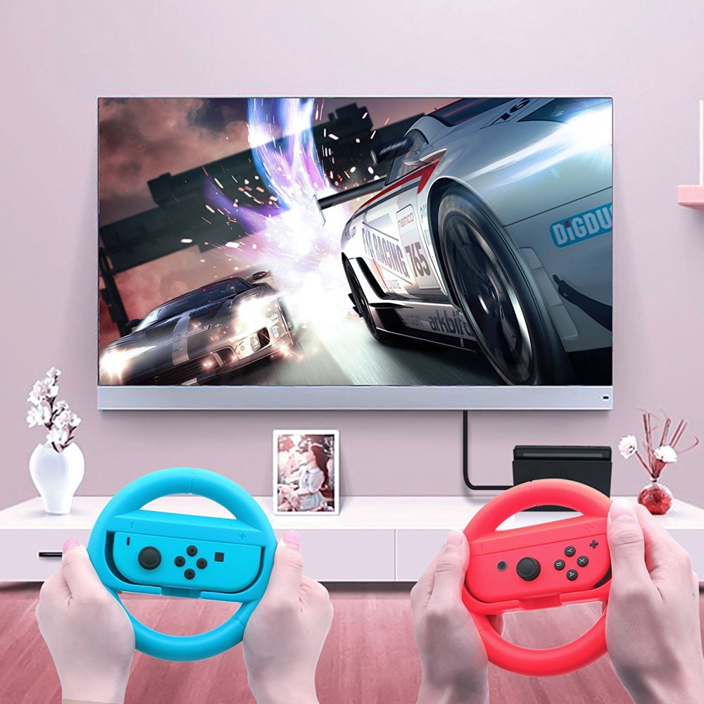 Phụ kiện vô lăng cho tay cầm joy-con của Nintendo Switch