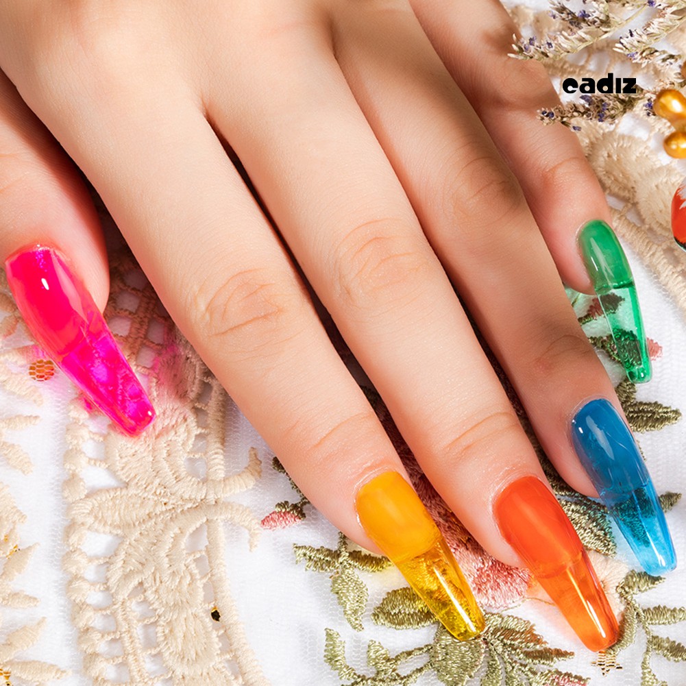 [Hàng mới về] Lọ gel sơn móng tay UV tông màu hổ phách 7ml CZ