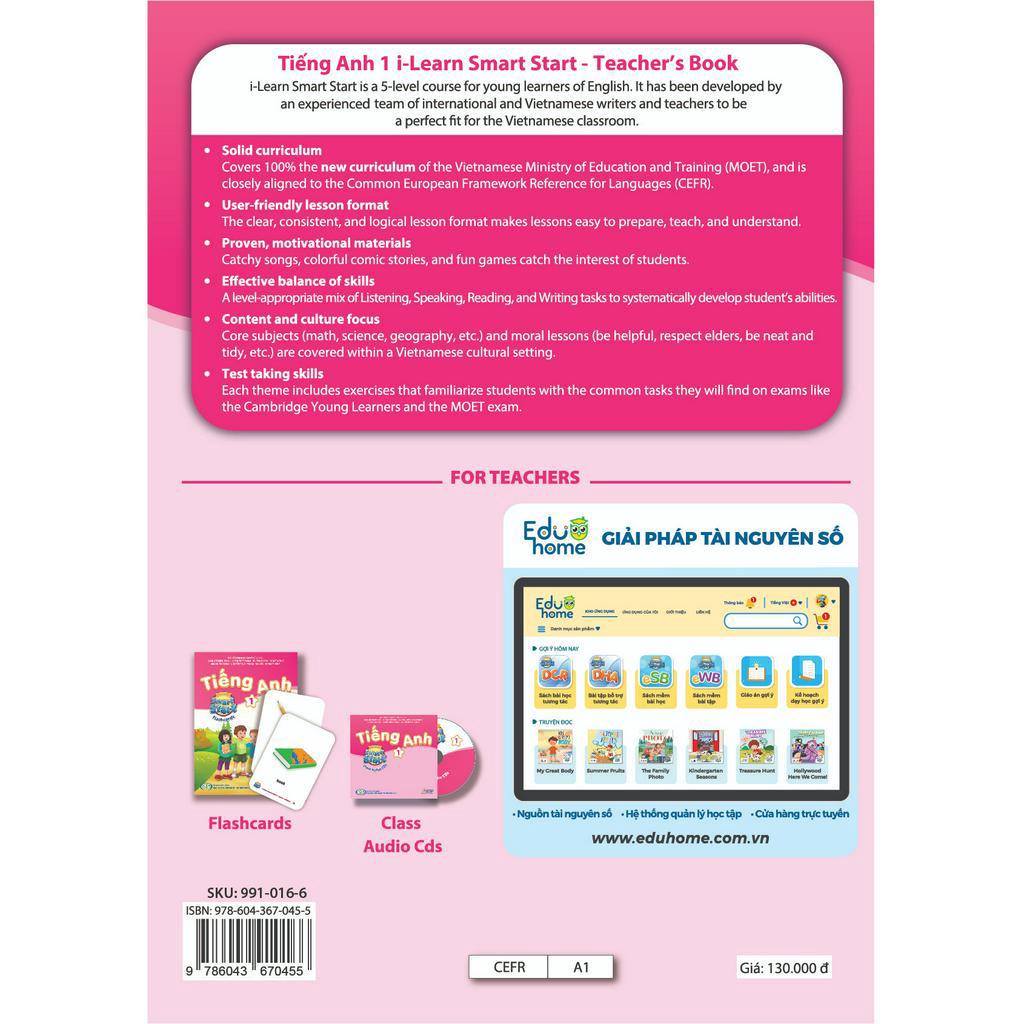 Sách - DTPbooks - Tiếng Anh 1 i-Learn Smart Start – Teacher's book