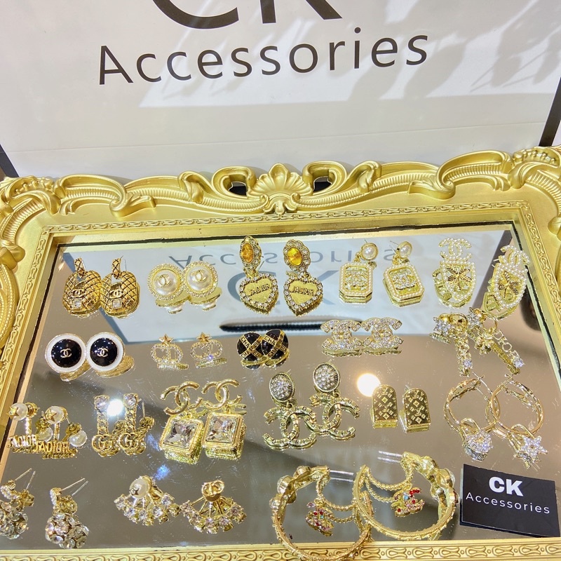 [Siêu Sale] Khuyên Tai Thương hiệu S925 CK Accessories Chuyên sỉ Phụ kiện