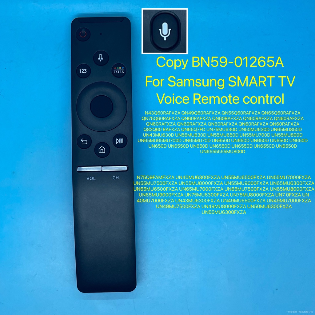 Mới Điều Khiển Từ Xa Bằng Giọng Nói Cho TV Thông Minh Samsung BN59-01266A BN59-01265A BN59-01298C BN59-01312B BN59-01312F